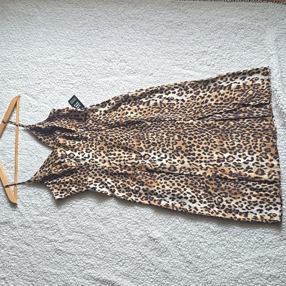 Express Cheeta Animal Print Midi Dress New - Picture 4 of 14